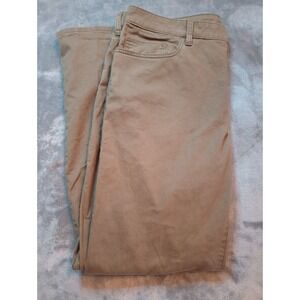Flint Tinder Huckberry 365 Soft Stretch Pants Mens Sz 36 Coffee Brown Straight